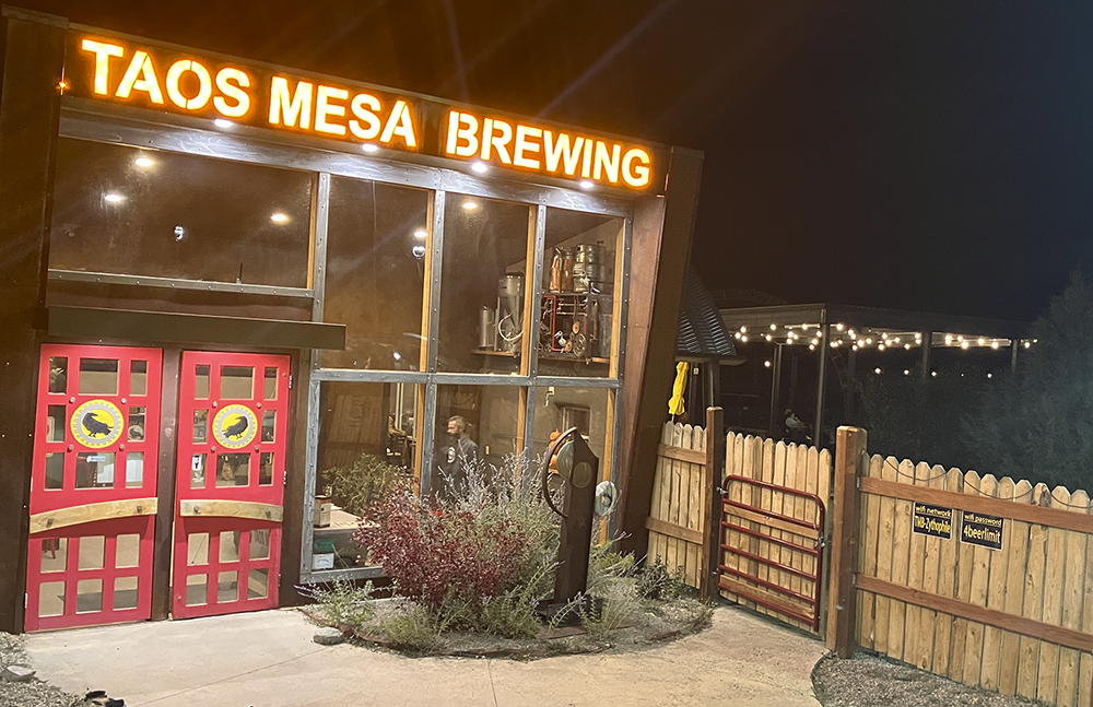 Entrance to Taos Mesa Brewing Mothership